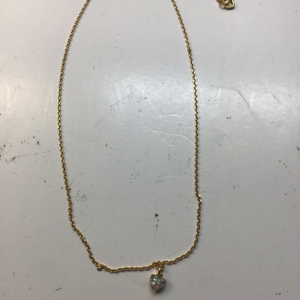 Kate Spade New Rhinestone Heart Necklace